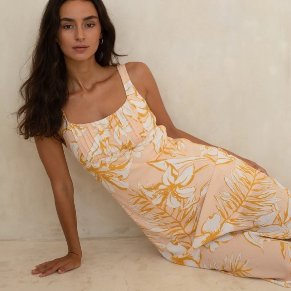 Hello Molly Palm Springs MIDI Dress Small - Picture 1 of 8